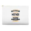 Super Cool Mother Of A Freaking Awesome Son Accessory Pouches