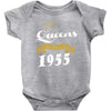 queens are born in 1955 Baby Onesie