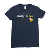 Daddy to Bee Baby Girl Ladies Fitted T-Shirt