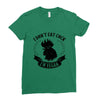 I Don't Eat Cock I'm Vegan Ladies Fitted T-Shirt