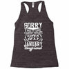 This Girl Is Taken By A Super Sexy January Boyfriend Racerback Tank