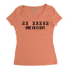 breast cancer survivor ribbon Women's Triblend Scoop T-shirt