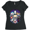 studio ghibli - spirited away Women's Triblend Scoop T-shirt