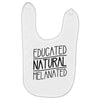 educated, natural, melanated Baby Bibs