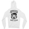 monsters outside fan club back Zipper Hoodie