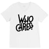 who cares V-Neck Tee