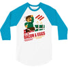 all the bacon and eggs 3/4 Sleeve Shirt
