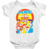 jamie and the magic torch cult funny retro Baby Bodysuit