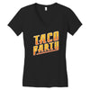 taco party Women's V-Neck T-Shirt