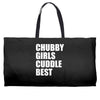 chubby girls cuddle best Weekender Totes
