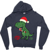 christmas dinosaur Zipper Hoodie