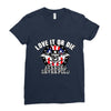 seven fold Ladies Fitted T-Shirt