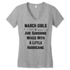 March Girls Women's V-Neck T-Shirt