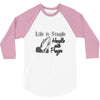 life is fragile 3/4 Sleeve Shirt