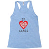 IM LOVE GAMES Racerback Tank