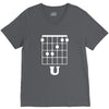 guitar shirts f chord V-Neck Tee