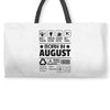 Born In August Weekender Totes