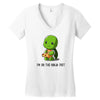 ninja diet Women's V-Neck T-Shirt