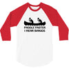 paddle faster i hear banjos t shirt funny humor deliverance nerd geek 3/4 Sleeve Shirt