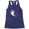 shadow puppet rabbit Racerback Tank