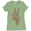 peace to africa Ladies Fitted T-Shirt