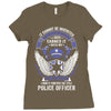 I Own It Forever The Title Police Officer Ladies Fitted T-Shirt
