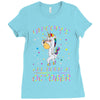 Unicorns are born in October Ladies Fitted T-Shirt