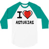 i love asturias 3/4 Sleeve Shirt