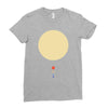 minimal solar system Ladies Fitted T-Shirt