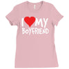i love my boyfriend Ladies Fitted T-Shirt