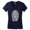 fingerprint Women's V-Neck T-Shirt