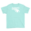pump gym training bodybuilding workout keepfit weightlifting Youth Tee