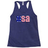 american freedom flag Racerback Tank