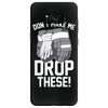don't make me drop these hockey gloves athletic party sports humor Samsung Galaxy S8