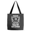 Never Underestimate Old Man Who Was Born September Tote Bags