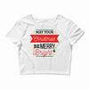 may your christmas be merry &amp; bright Crop Top