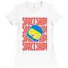 spaceship Ladies Fitted T-Shirt