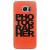 photographer camera photography modern text photos scrapbook geek t sh Samsung Galaxy S7 Edge