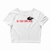 Be Your Own Hero Crop Top