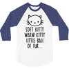 weird kitty 3/4 Sleeve Shirt