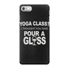 yoga class iPhone 7 Case