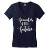 females of the future Women's V-Neck T-Shirt