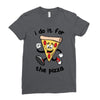 i do it for the pizza Ladies Fitted T-Shirt