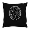 funny male brain ideal birthday gift or present Throw Pillow