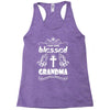 I Am One Blessed Grandma Racerback Tank