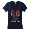 if you like my pumpkins! Women's V-Neck T-Shirt