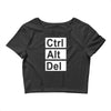 control alt delete Crop Top