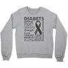 diabetes awareness Crewneck Sweatshirt