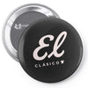 el clasico Pin-back button
