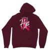 breast cancer awareness hope ribbon heart Unisex Hoodie